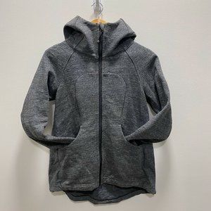 Lululemon Pleat to Street Hoodie Heather Gray